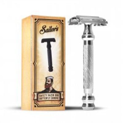 Sailor's Säkerhetshyvel Butterfly – Krom Finish 99R